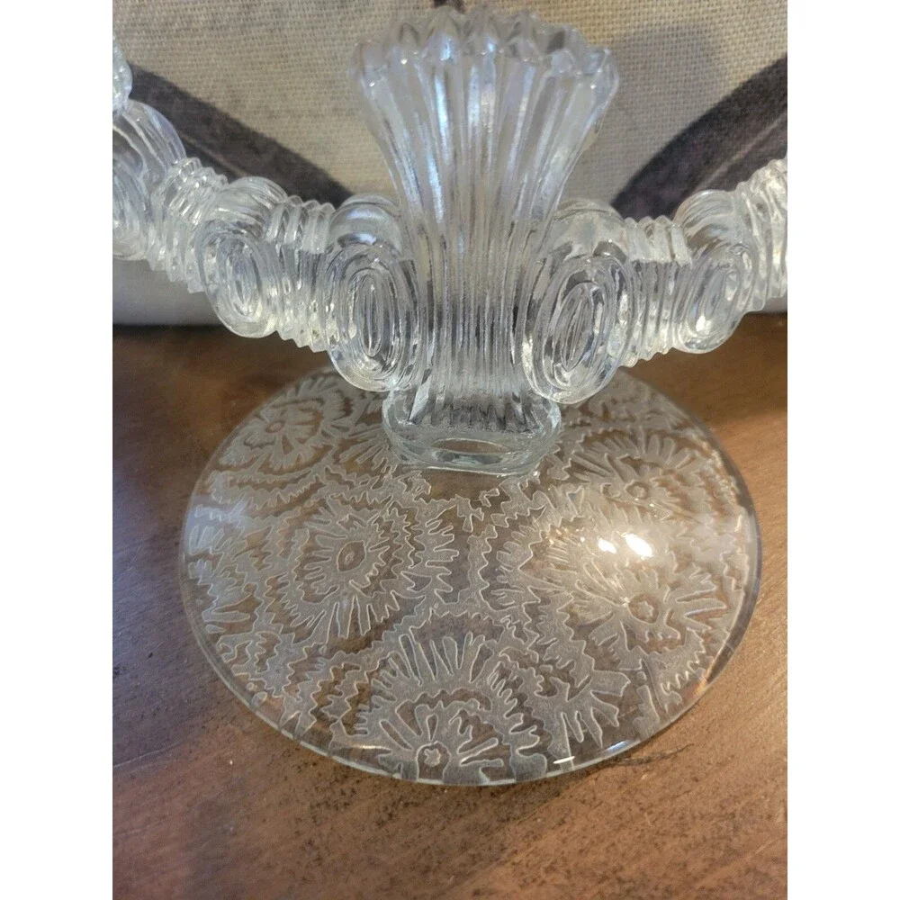 Frost by Paden City - Double Light Candlestick -- 1930's